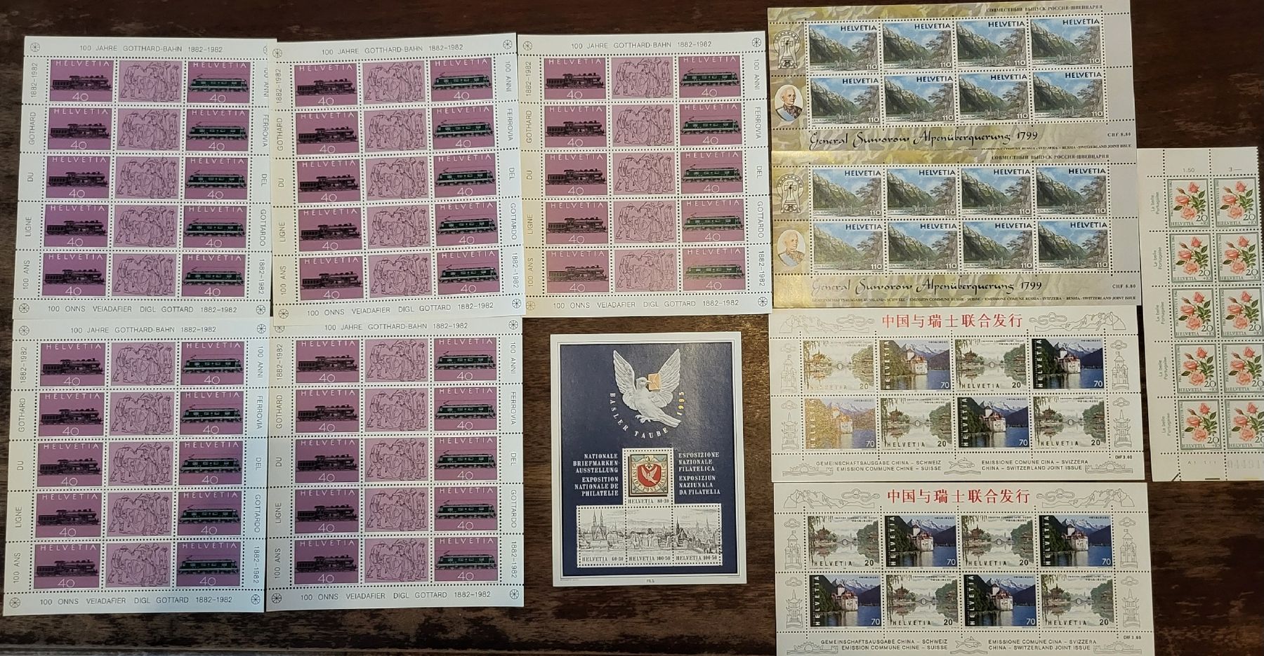 Tutti i francobolli: Frankaturware postfrisch Nennwet.          Fr. 50.-- – Nuovo e nell'imballaggio originale da Thun venduto da harry999