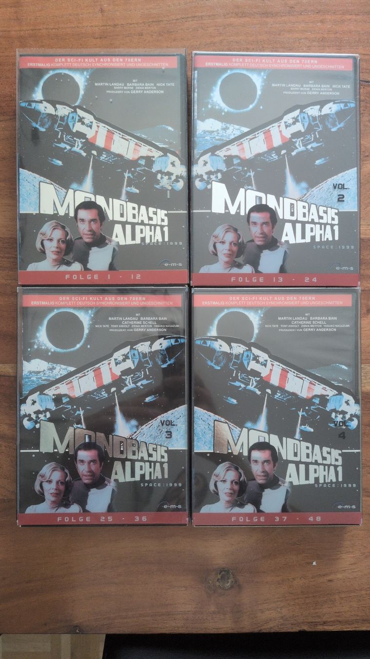 Tutti i DVDs: Mondbasis Alpha 1 Serie 4 Boxen Komplett  – Usato da Thun venduto da Pizzamike