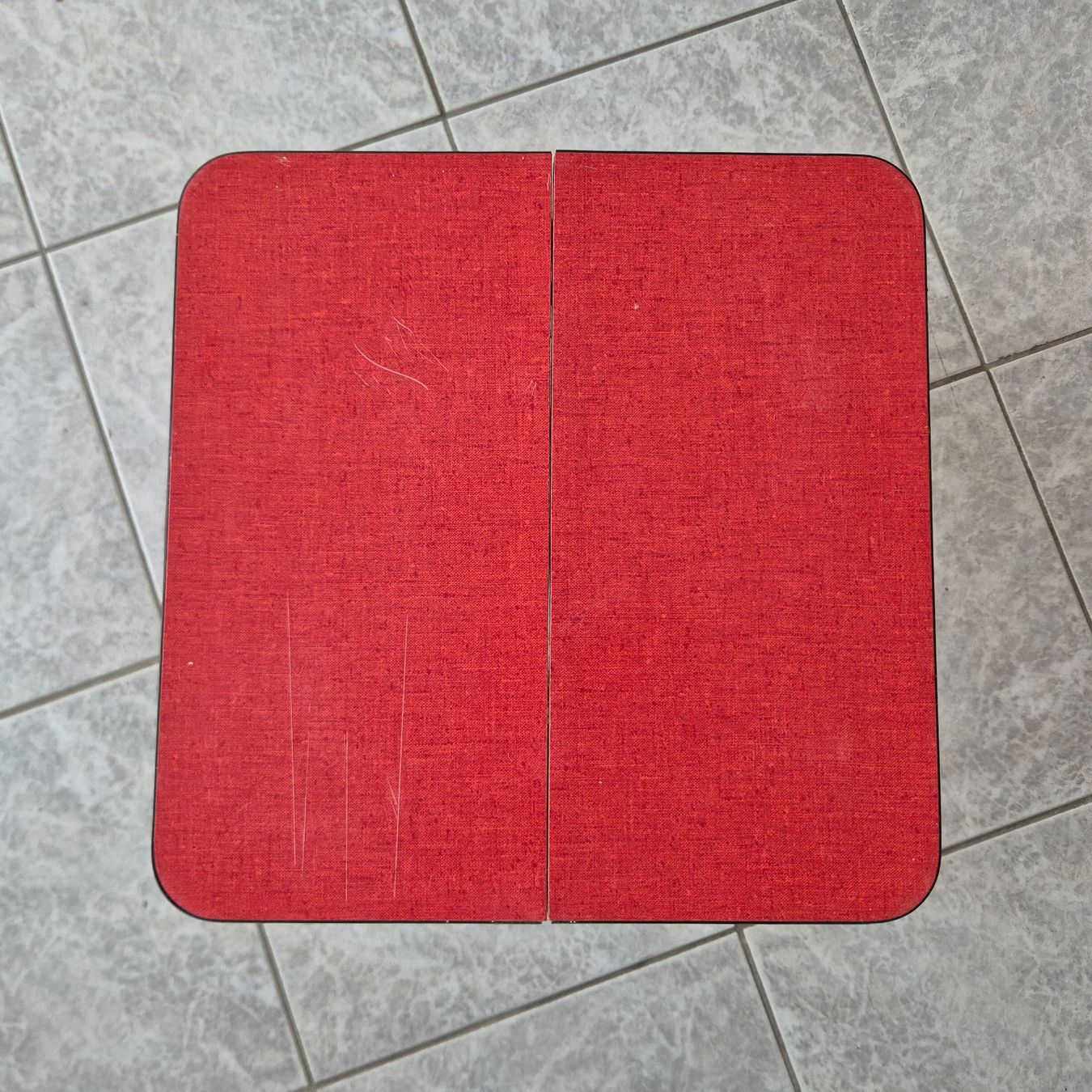 Sgabelli: 70s Simplex Tritthocker Stepstool Küchenhocker 2-Tritt rot – Usato da Nottwil venduto da Wondewa-Shop 6