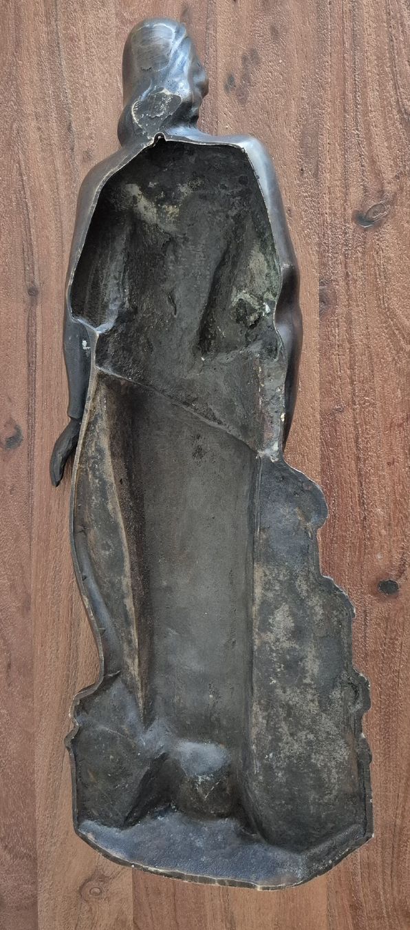 Sculture & Statue: Wunderschöne Bronze Figur/Relief HEILIGE BARBARA 7KG – Usato da Zürich venduto da Dalema13 8