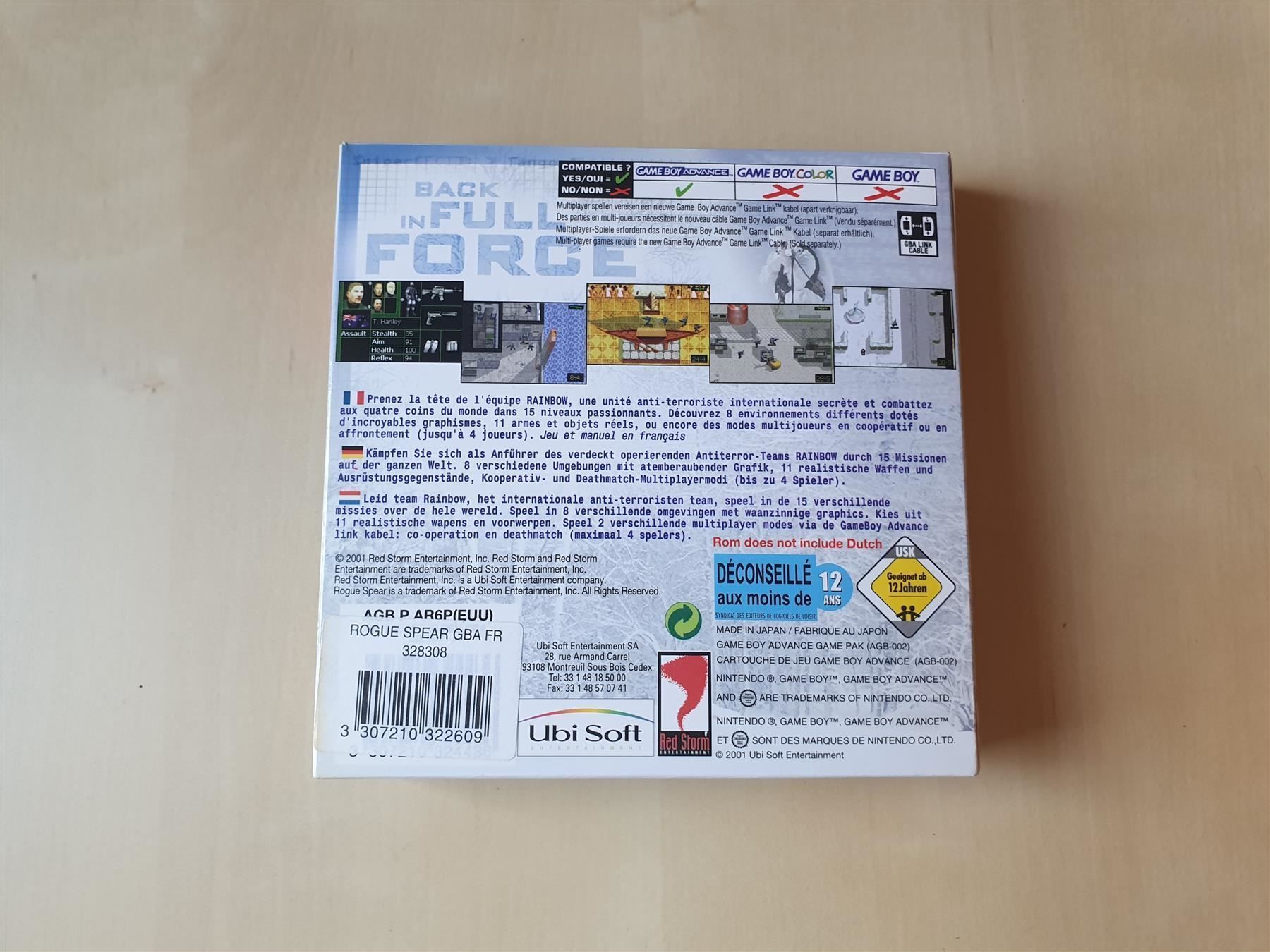 Nintendo Giochi: Rainbow Six Rouge Spear – Usato da Stansstad venduto da collectorsshop 1