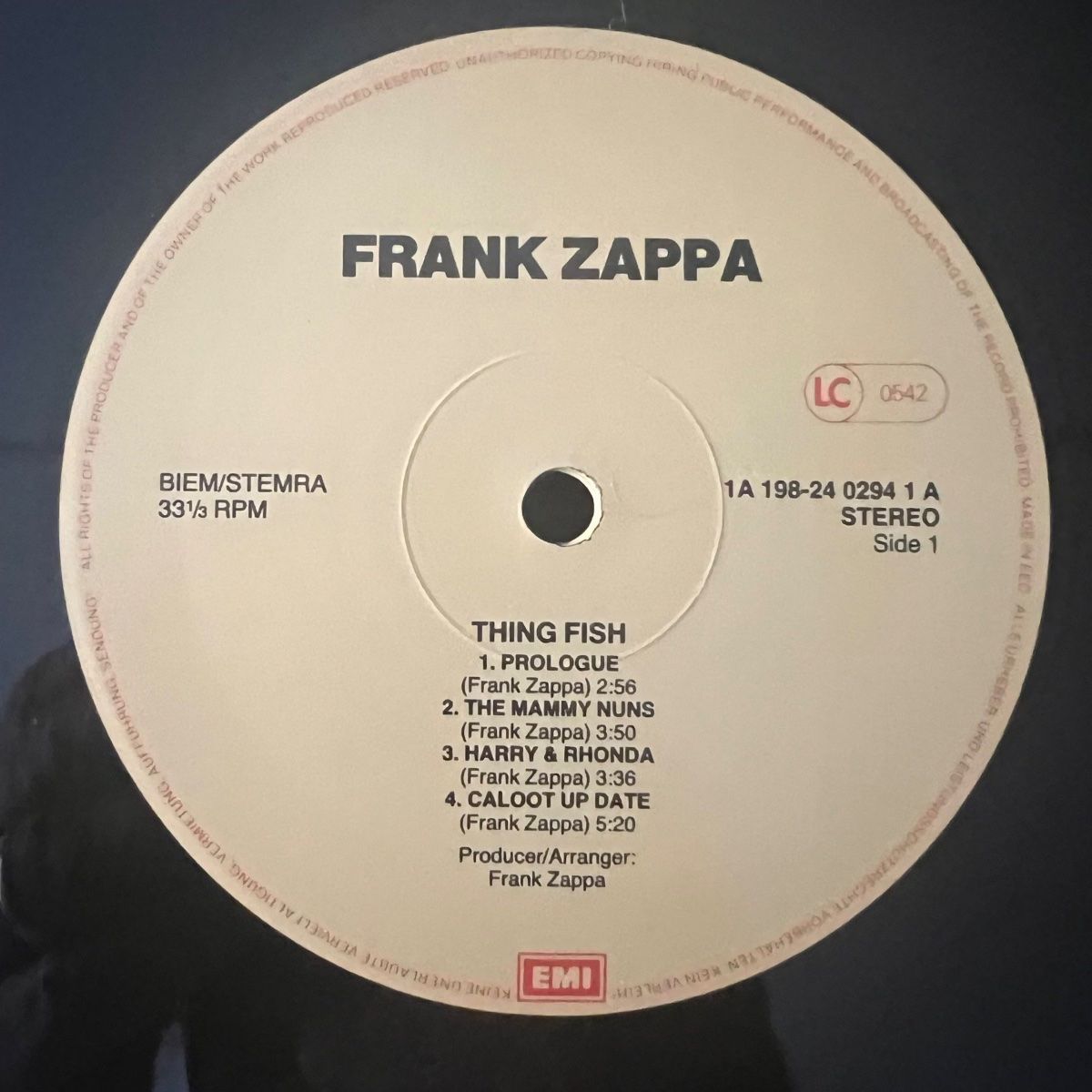 Schallplatten: Frank Zappa - Thing Fish / 3 LP-Box & Booklet - EU-Press. – Gebraucht aus Gais von soundcave57 3