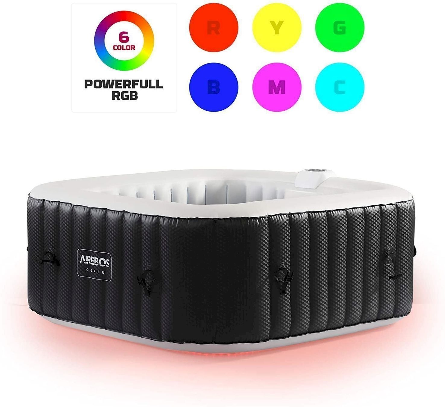 Whirlpool: SPA Pool CORFU mit LED Bubble – Nuovo e nell'imballaggio originale da Bottighofen venduto da zaap