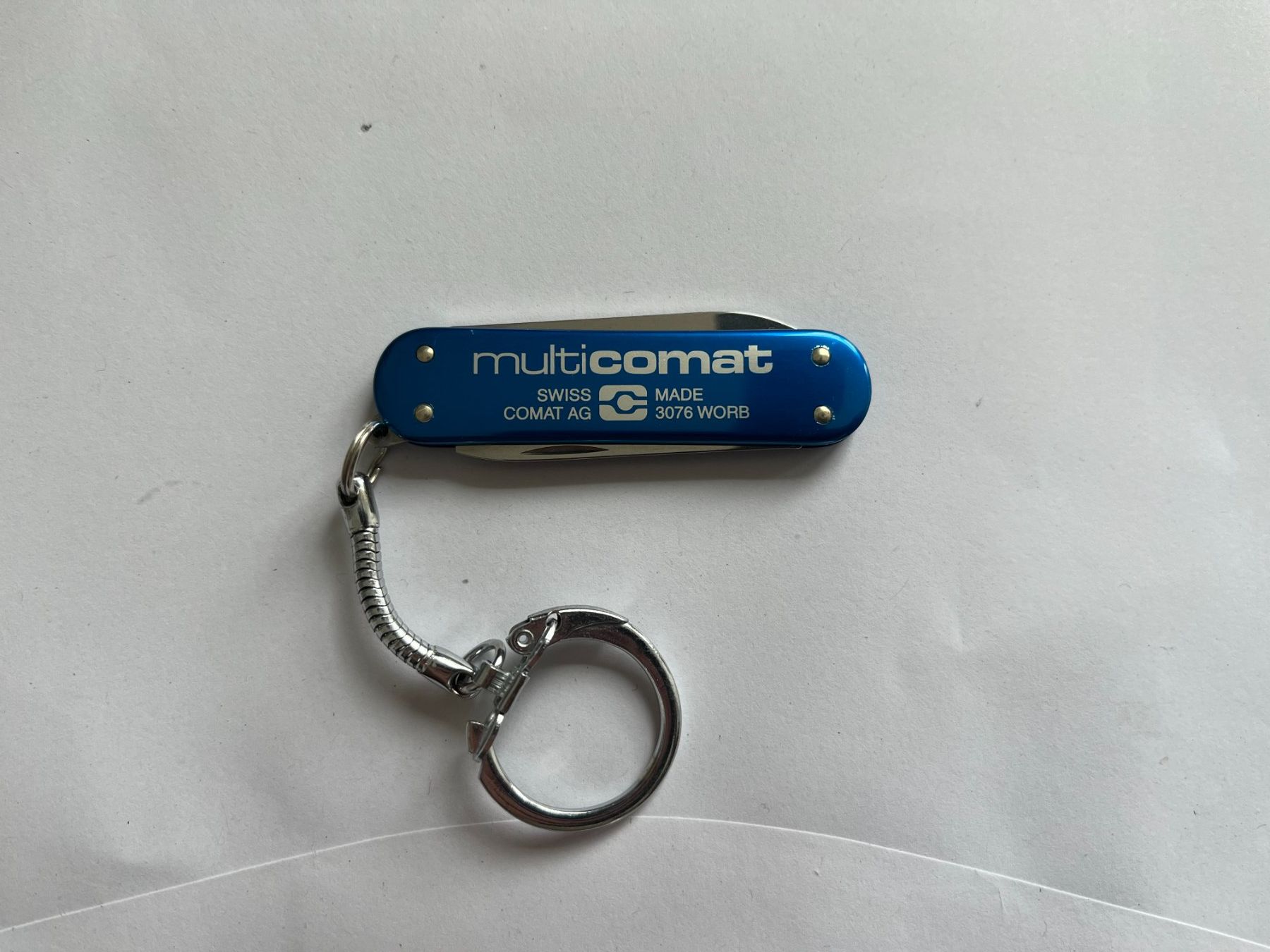 Victorinox Coltelli tascabile: Victorinox Alox-Werbemesser, blau 58mm – Difettoso da Dintikon venduto da Redgar58 1