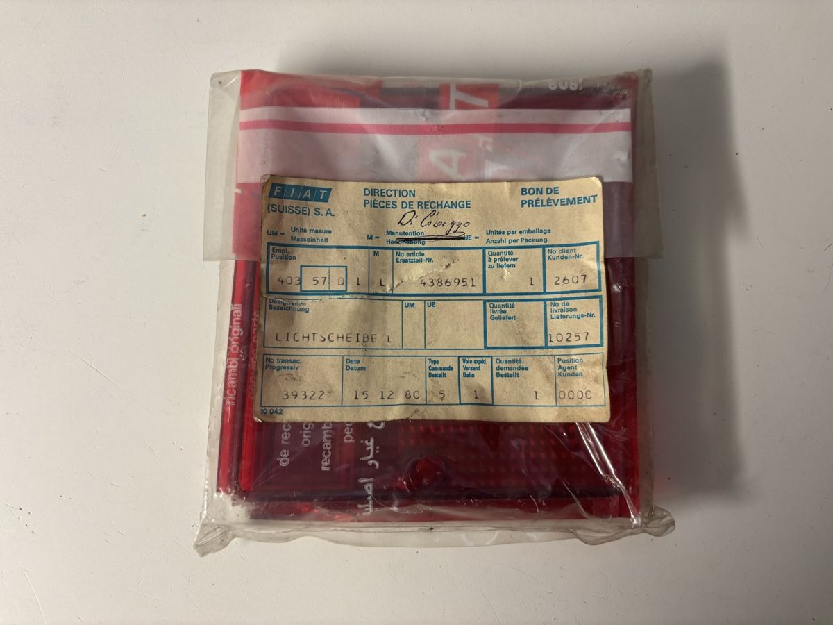 Fiat Tutti pezzi di ricambio auto: Fiat X 1/9 Bertone  – Nuovo (secondo la descrizione) da Zofingen venduto da Rca0 4