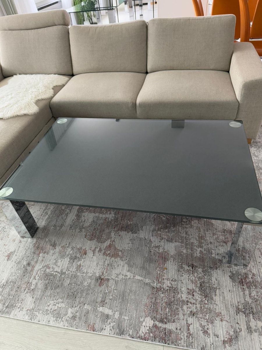Tavoli: Glastisch Couchtisch Chrom – Usato da Zürich venduto da Nopipo 3