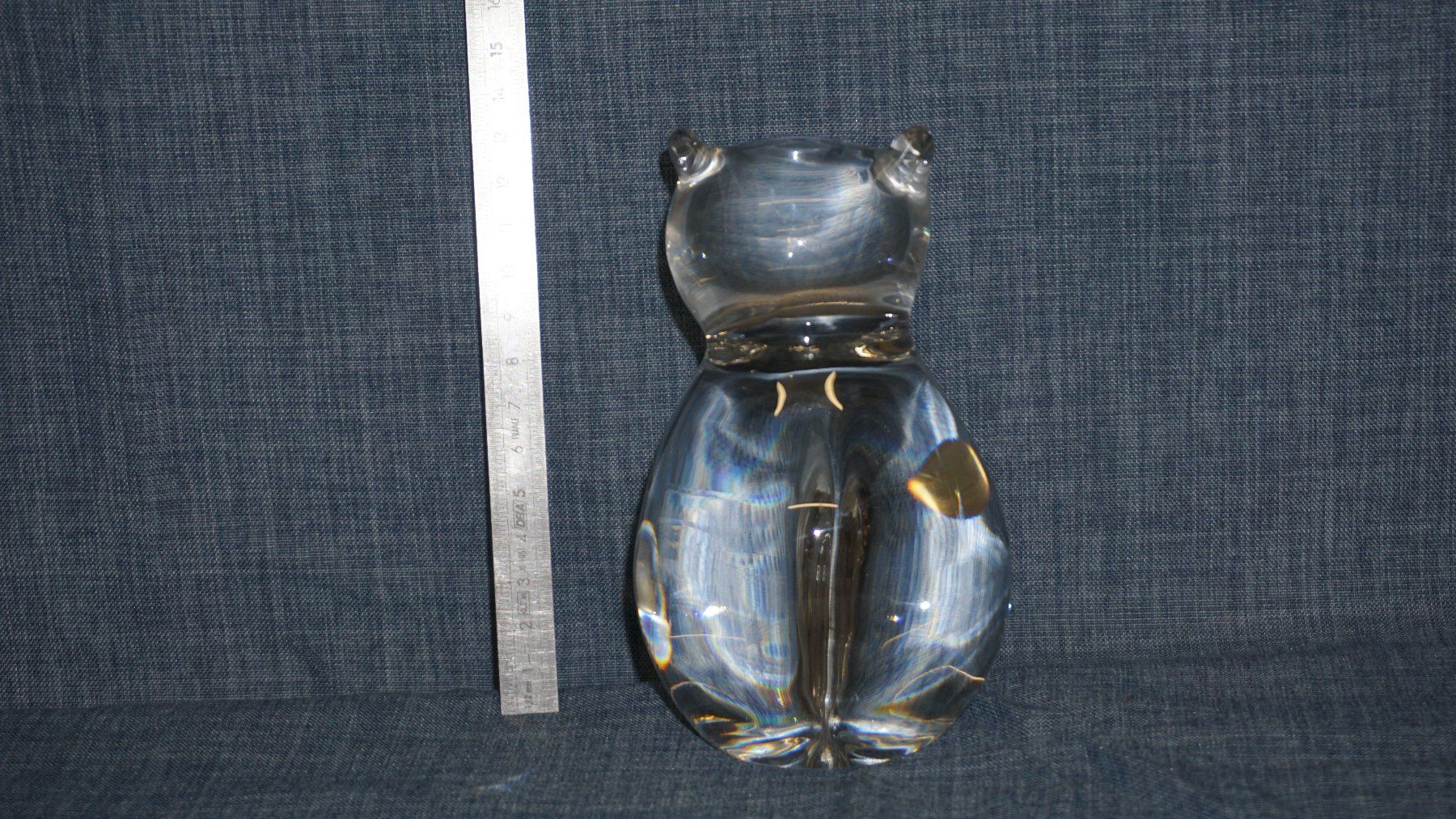 Bicchieri: Katze sitzend aus Glas – Usato da Diessbach b. Büren venduto da Crocharry 3