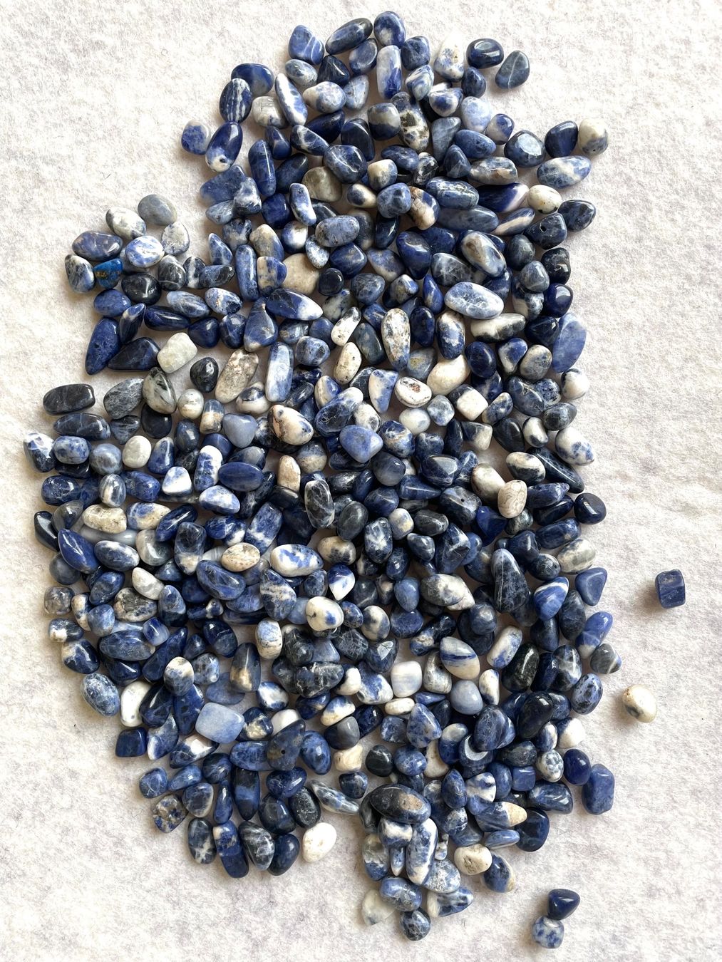 Pietre preziose: Trommelsteine  Sodalit     top Farben     250g    Sodalithe – Nuovo e nell'imballaggio originale da Leuggern venduto da gemshow 5