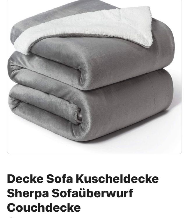 Sofa Decke Kaufen auf Ricardo