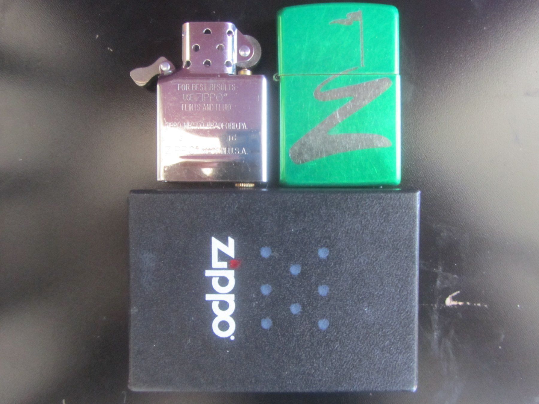 Zippo Accendini: Zippo Green Golf NEUF – Nuovo e nell'imballaggio originale da Pampigny venduto da Calypso06 3