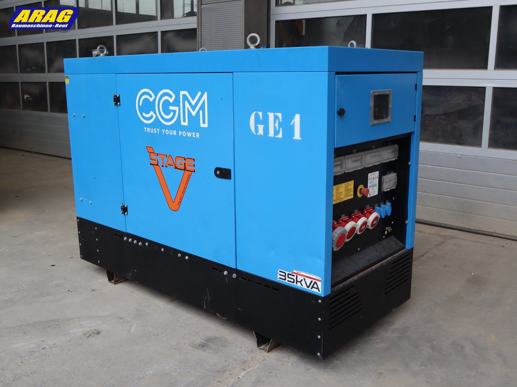 Generatori di corrente: CGM V35Y Notstromaggregat – Usato da Hasle LU venduto da Arag08 3