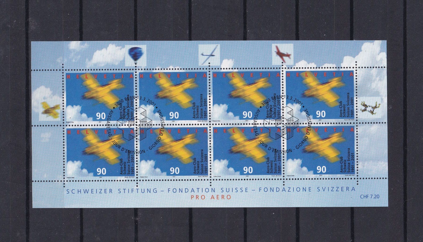 Alle Briefmarken: LOT  FEUILLETS  Oblitérés  COTE 237.00 SBK – Gebraucht aus Nyon von an54 1