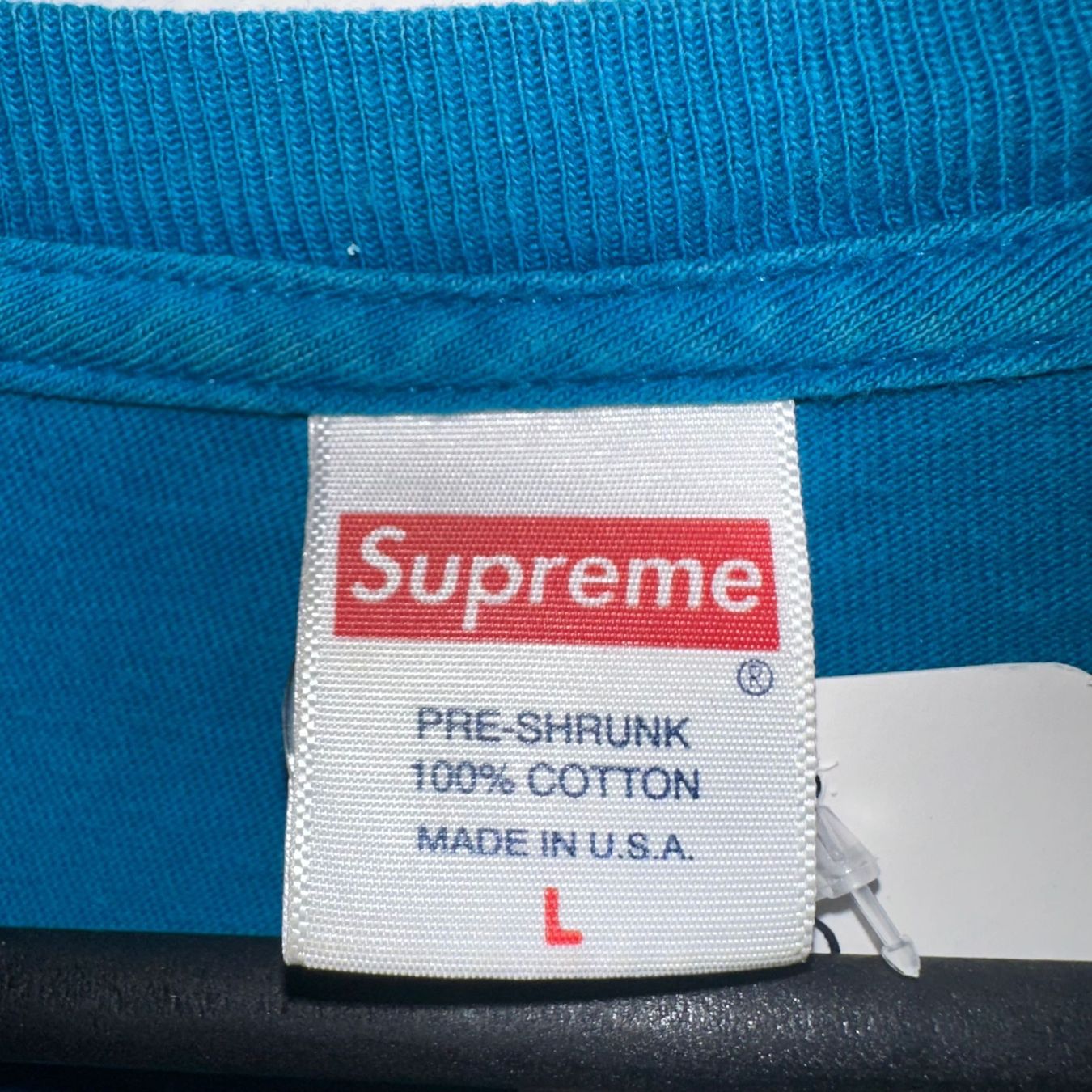 Supreme T-shirt: Supreme Tee Blue – Nuovo (secondo la descrizione) da Bern venduto da gia_jqj7 2