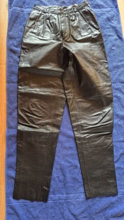 Lederhosen, schwarz,  Grösse 38