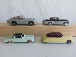 Dinky Toys, Corgi 1:43: 4 Modellautos, o. OVP