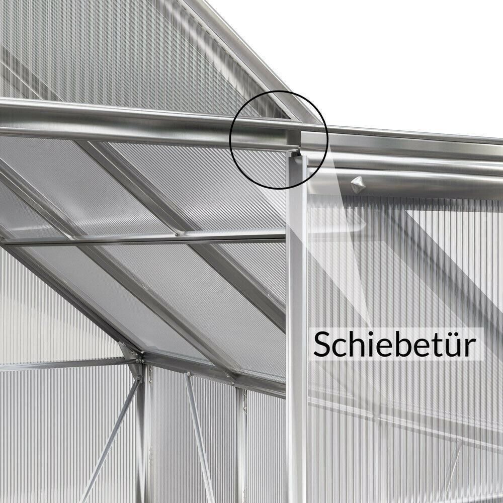 Cabanes de jardin & serres: Gardebruk Gewächshaus 7,2m 380x190cm – Neuf avec emballage d'origine à Bottighofen par zaap 3