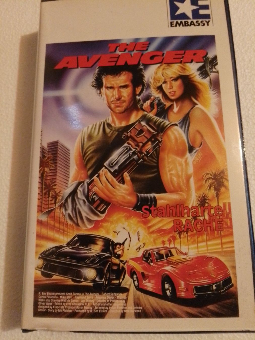 Alle VHS: Stahlharte Rache - The Avenger Embassy Taurus Video VHS – Gebraucht aus Remetschwil von Privatflohmi