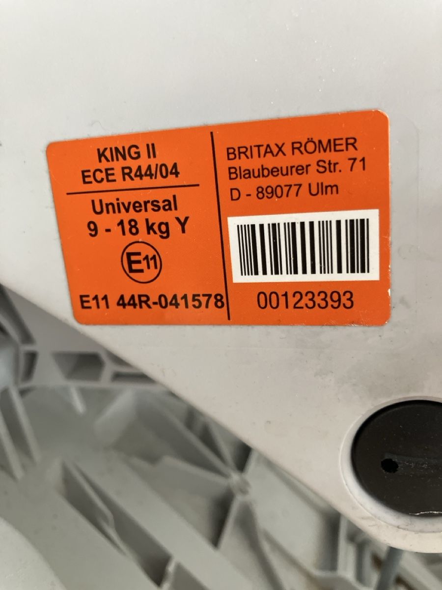 Britax Römer Auto-Kindersitze: Kindersitz Römer Britax King II – Gebraucht aus Balsthal von DomeF 2
