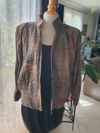 Blouson en cuir vintage 38-40