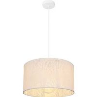 mutoni Lampada a sospensione Pinni in metallo bianco 1xE27