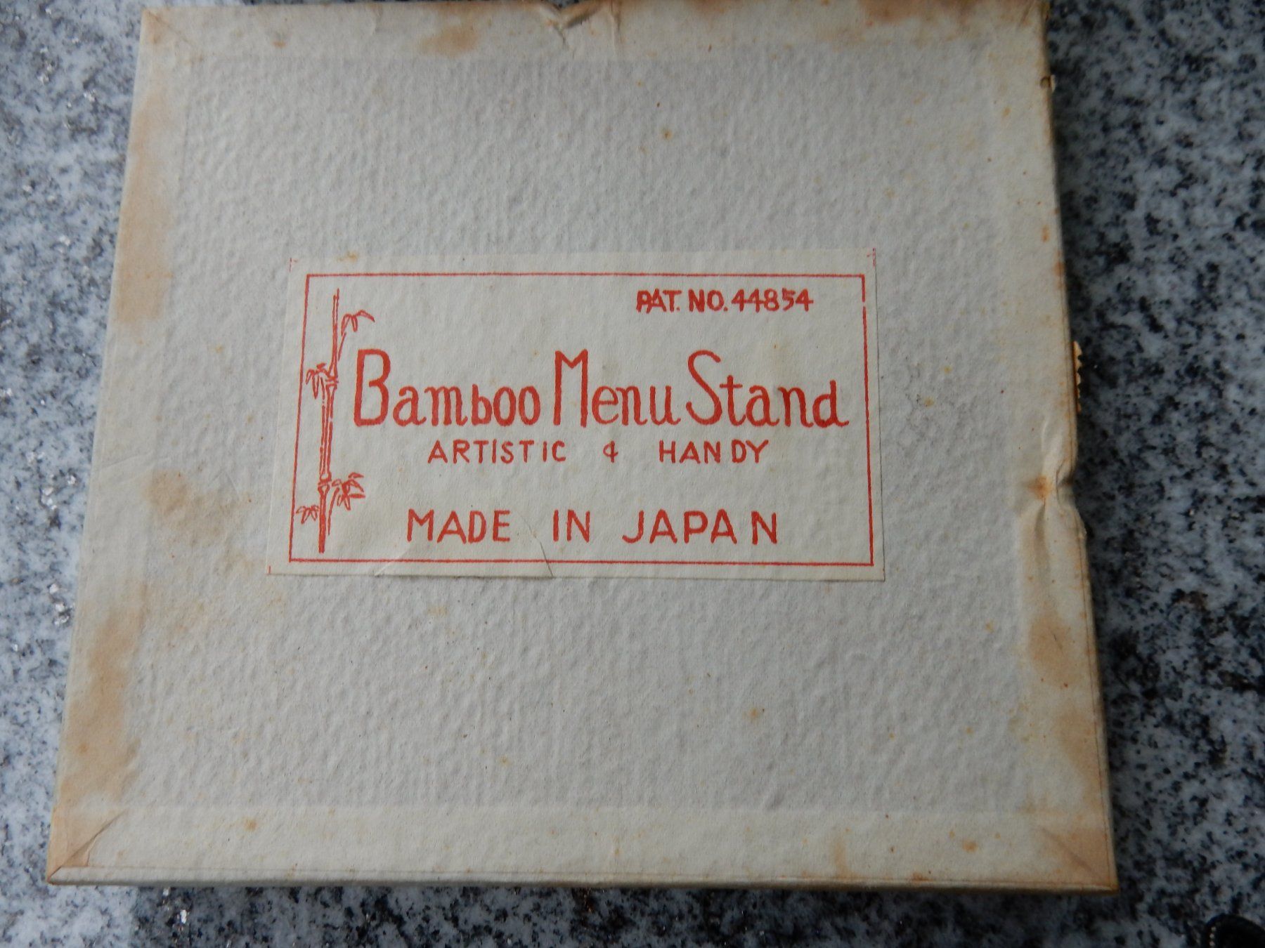 Tutte le decorazioni: Japanische Kunst (Bamboo Menu Stand) – Usato da Mühlethal venduto da Buntfarbe 1