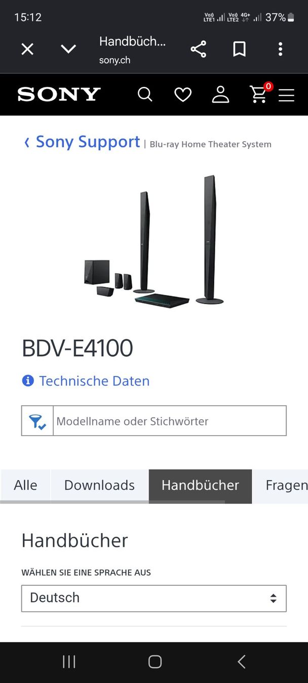 Sony Heimkino: Sony / BDV-E4100 / Blu-ray Player / DVD Player / Heimkino – Gebraucht aus Safenwil von Husqi2000 1