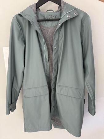 Gosoaky Regenjacke wasserdicht grün Grösse 158/164