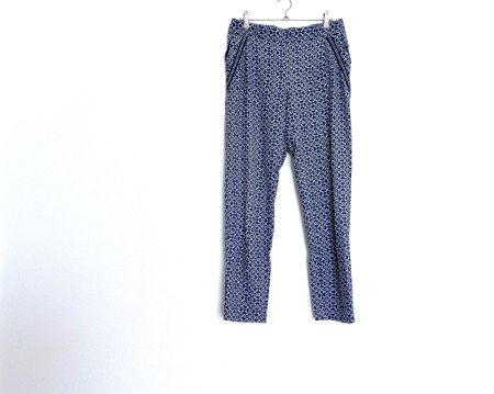 Leichte Sommerhose mit Leinenanteil Hose Gr. M