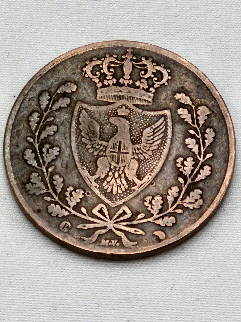 Tutti le monete: ROYAUME DE SARDAIGNE / 2 X 5 CENTESIMI / 1826 – Usato da Bulle venduto da italicum 3