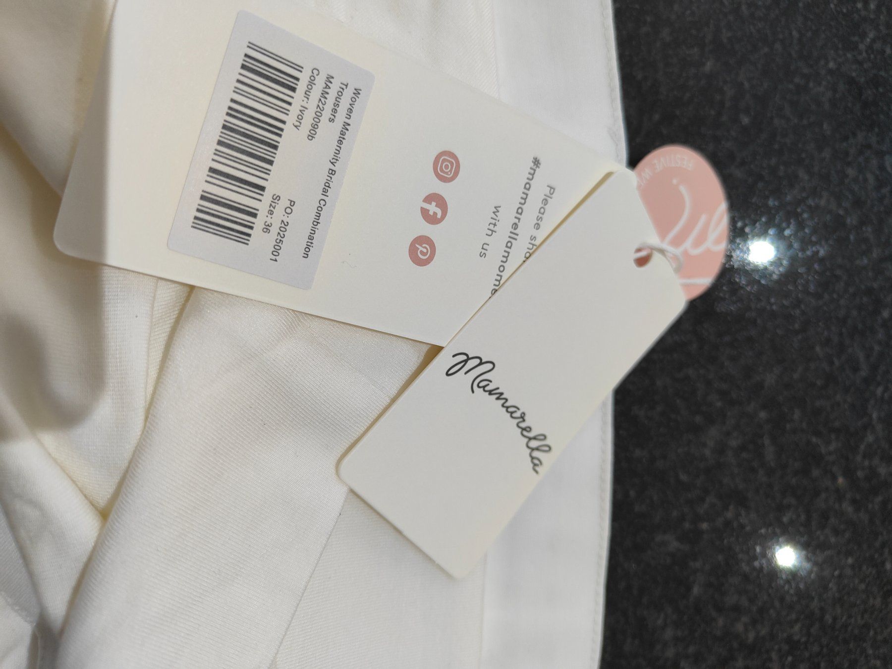 Pantaloni: Umstandshose Hochzeit – Nuovo e nell'imballaggio originale da Schänis venduto da mel_hhn6 2