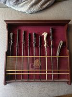 Harry Potter Zauberstab Set mit Vitrine guter Zustand