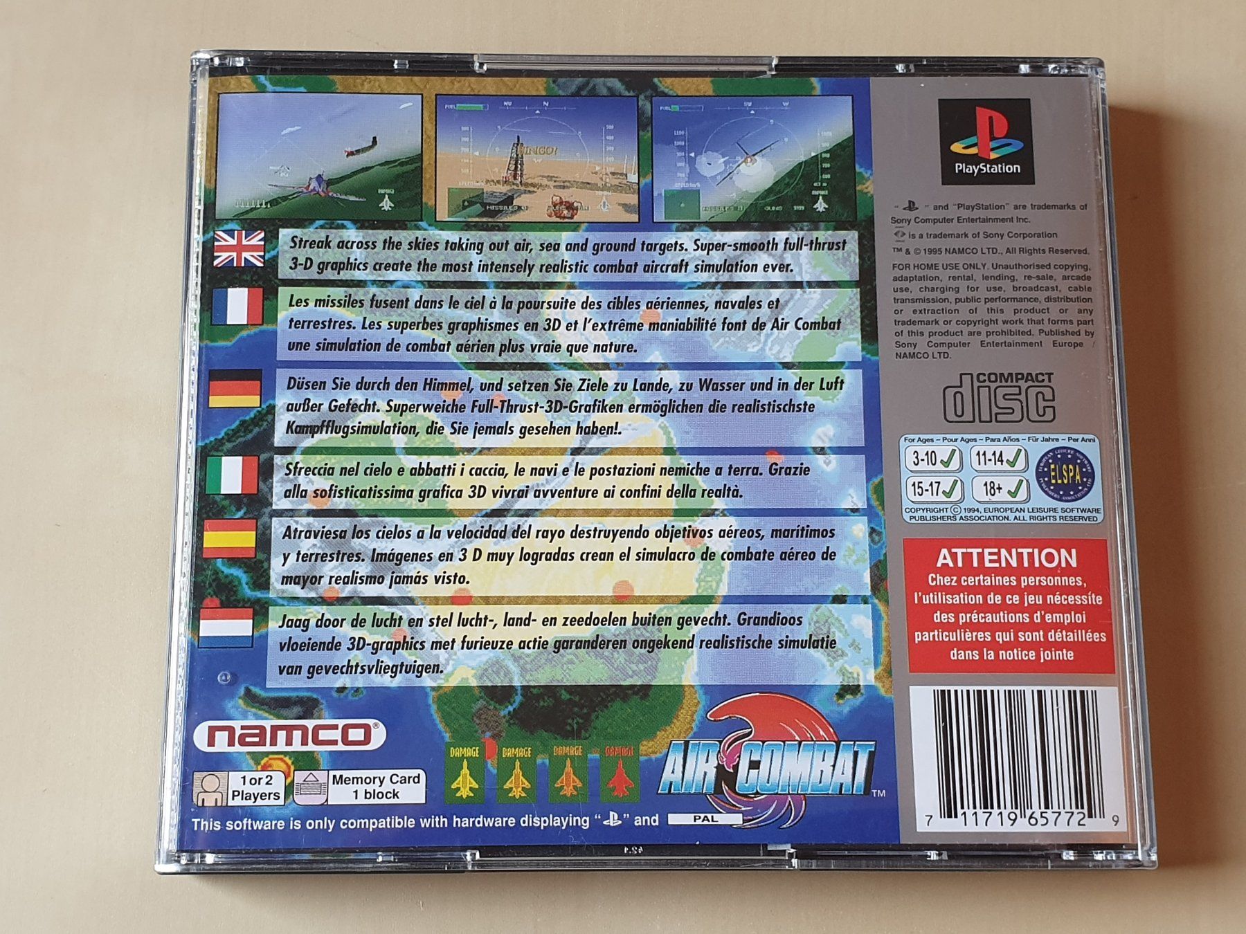Sony Jeux: Air Combat – D'occasion à Stansstad par collectorsshop 1