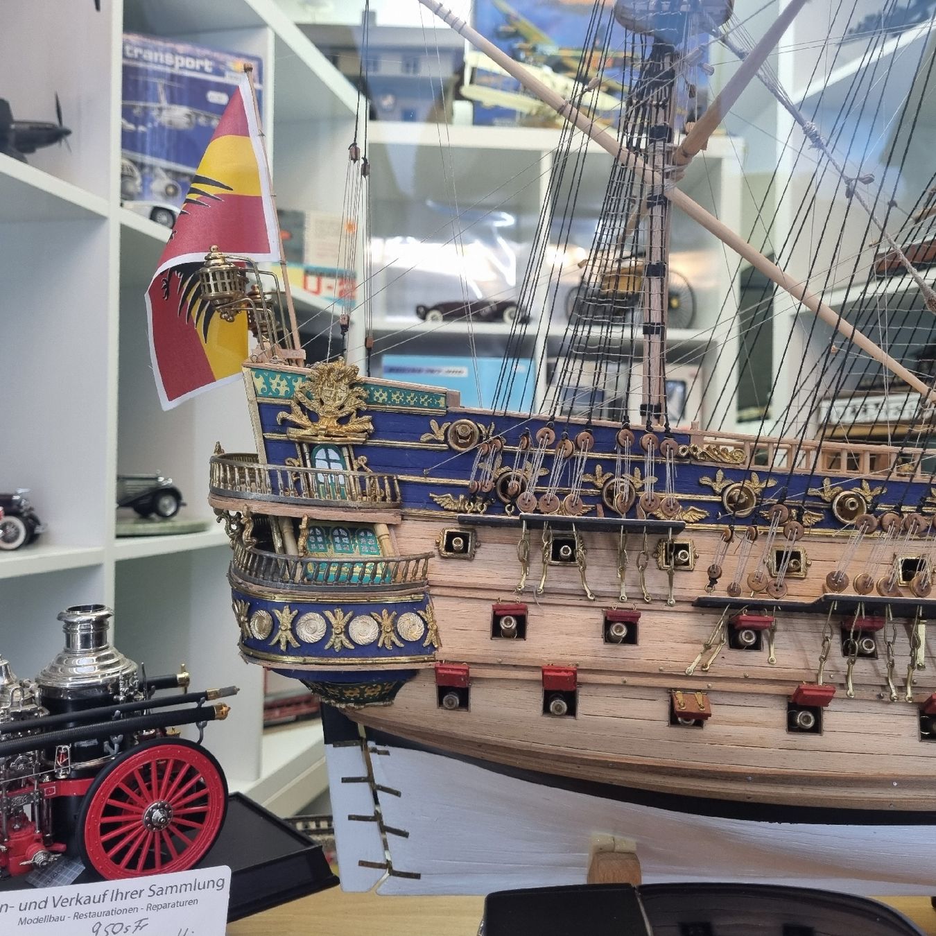 Kit di modellismo & Modellini statici: San Felbe 1663 1:75 75cm lang – Nuovo e nell'imballaggio originale da Männedorf venduto da Modellbau-wyss 2