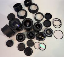 Sigma Objektiv Konvolut AF & MD mit Zubehör
