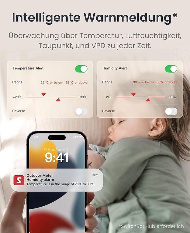 Altro per la casa: FABRIKNEU - 3er-Pack Switchbot Thermometer – Nuovo e nell'imballaggio originale da Wintersingen venduto da SirMarcolino 2