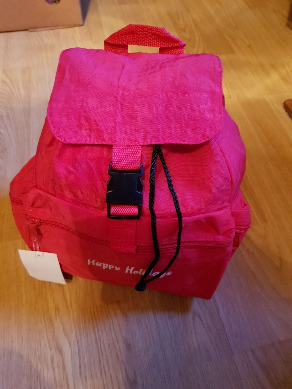 Zaini: Rucksack Happy Holiday rot – Nuovo e nell'imballaggio originale da Schwarzenburg venduto da Flamingo07