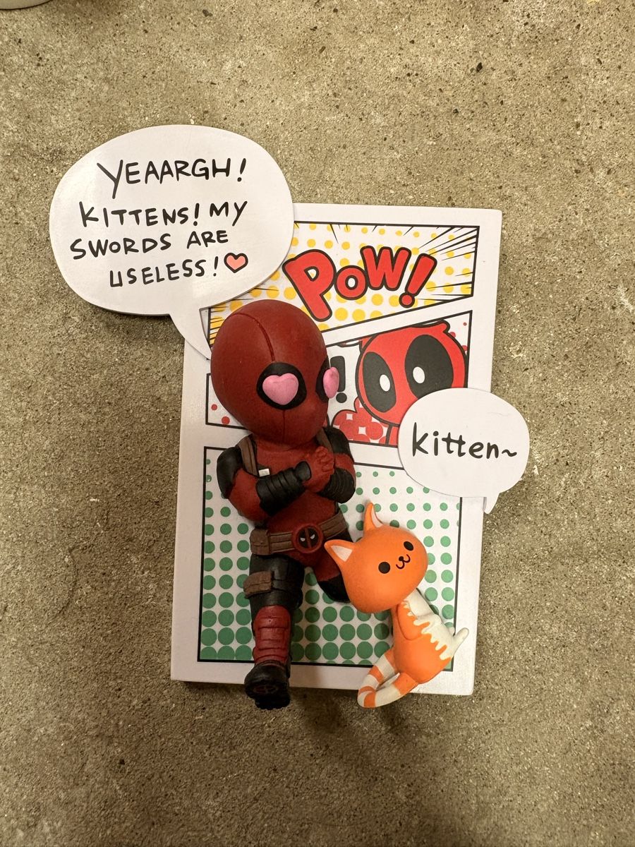 Marvel Figuren: Dead-Pool Aufsteller Comic Style – Neu (gemäss Beschreibung) aus Basel von alisha.beuggert 1