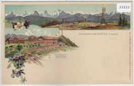 Restaurant Gurten - Panorama vom Gurten - Litho