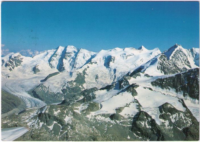 Cartes postales: Berninamassiv - Luftaufnahme – D'occasion à Binningen par Mountainrider