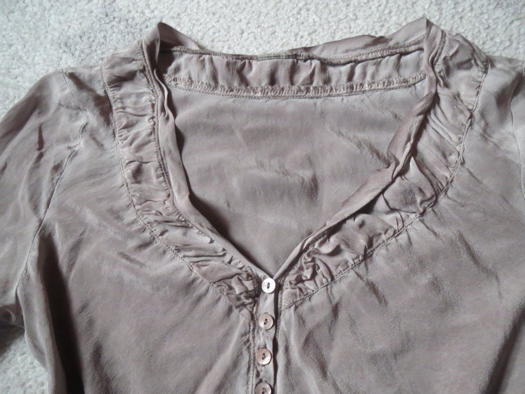 Nile Camicette: sehr stylische NILE Damen Bluse mit Seide – Usato da Kiental venduto da Anna8702 5