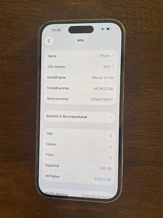 Apple Handys / Smartphones: Iphone 14 pro 256 GB, Akku 100%, no Face ID – Gebraucht aus Bärau von JeJeG 4