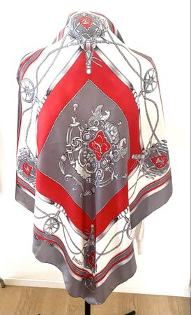LOREDANO Silk Scarf, Foulard Seidenschal