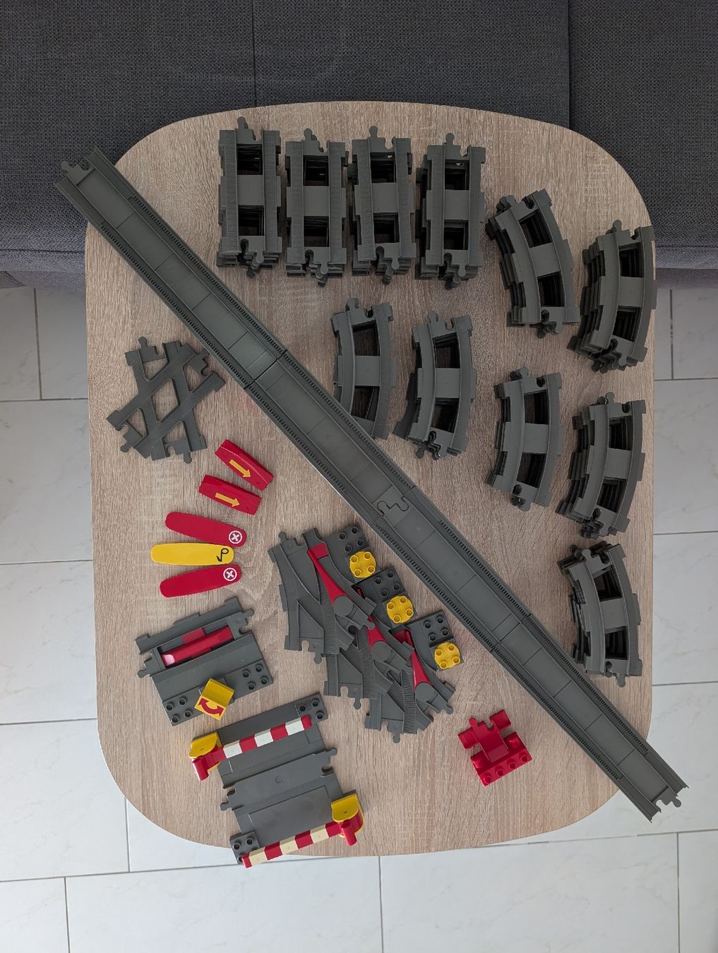 Lego Giocattoli: Lego Duplo Eisenbahn Schienen Set  – Usato da Domat/Ems venduto da Paschaff