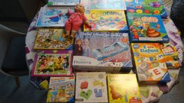 Grosses Spielpaket für Kinder - Puzzles, Spiele, ..
