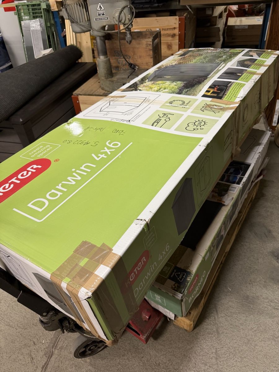 Keter Casette da giardino & serre: Keter Darwin 4x6 Gartenschrank,  – Difettoso da Gontenschwil venduto da Datei
