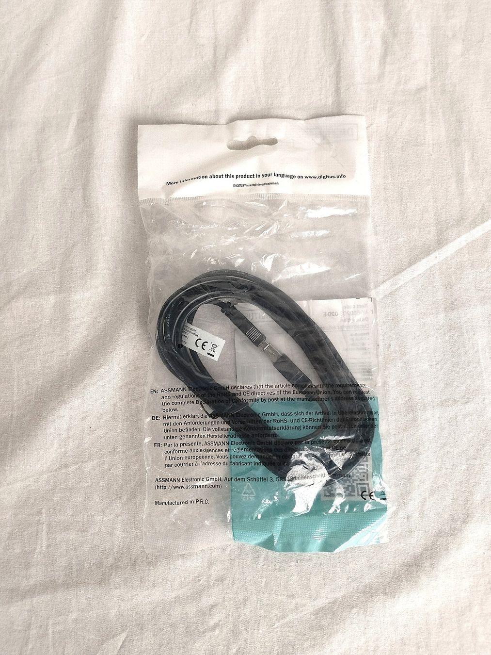 Cavi: DIGITUS USB Verlängerungskabel 3m – Nuovo (secondo la descrizione) da Schübelbach venduto da Restwert_Schubelbach 4