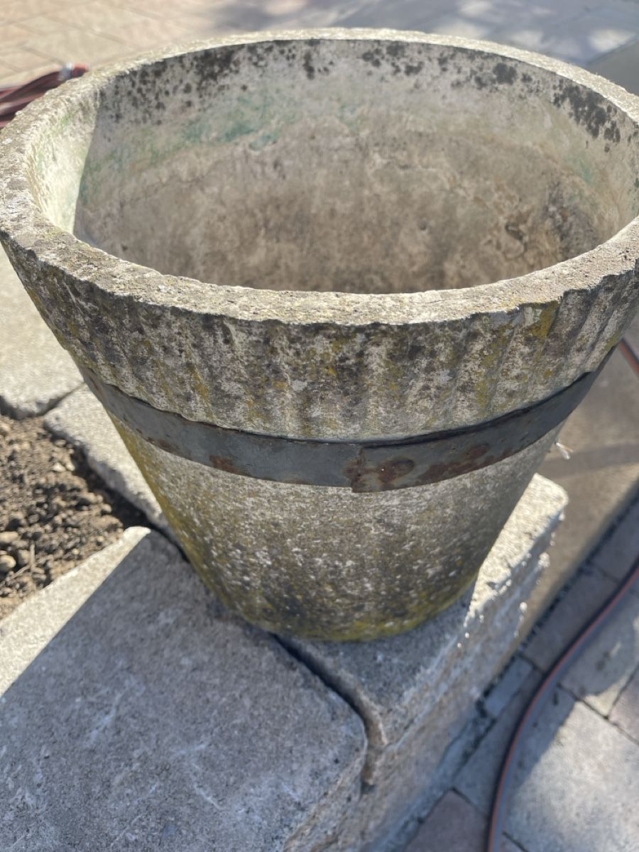 Vasi per fiori: Eternit Blumentopf 60er Jahre – Usato da Villnachern venduto da socondlife 2