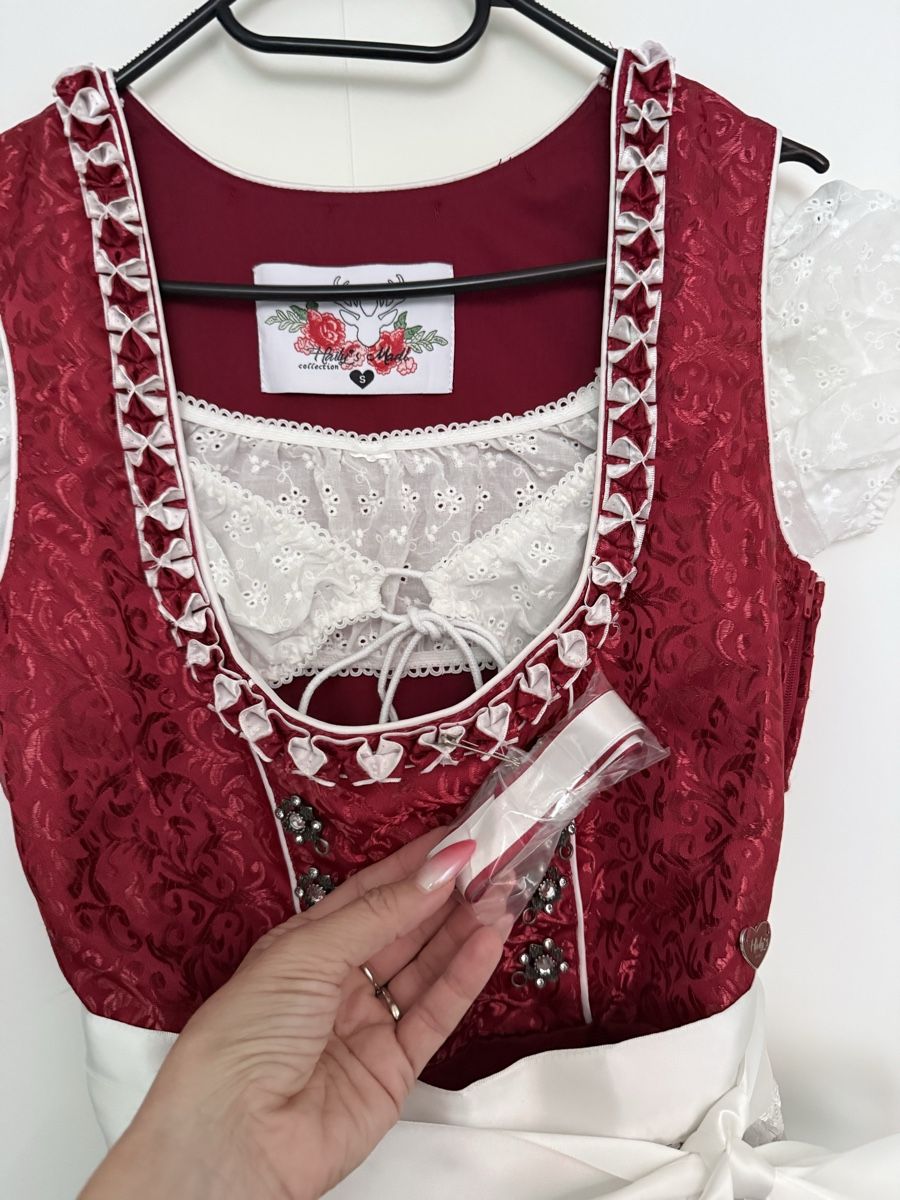 Vestiti: Wunderschönes Dirndl mit Schürze & Bluse/ neuwertig – Nuovo (secondo la descrizione) da Stüsslingen venduto da tanwag 1
