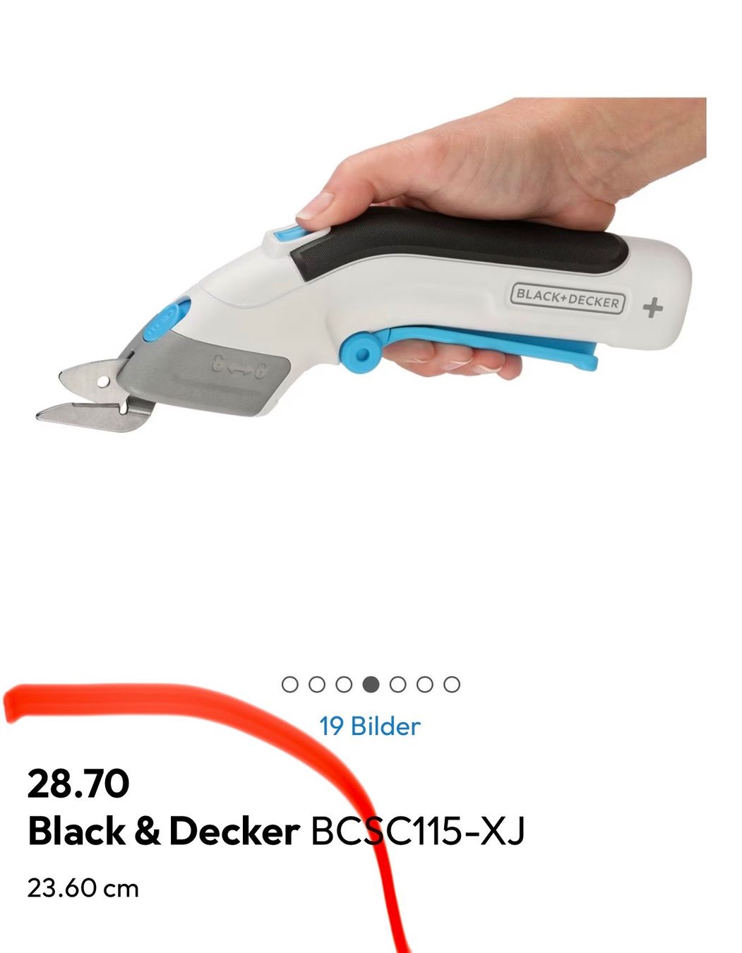 Tutti gli attrezzi: neue BLACK+DECKER Akku-Schere – Nuovo e nell'imballaggio originale da Necker venduto da liq24 5