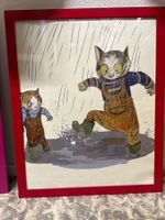 gerahmtes Bild fürs Kinderzimmer,55x45 cm